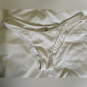 Victorias Secret PINK bikini bottoms white